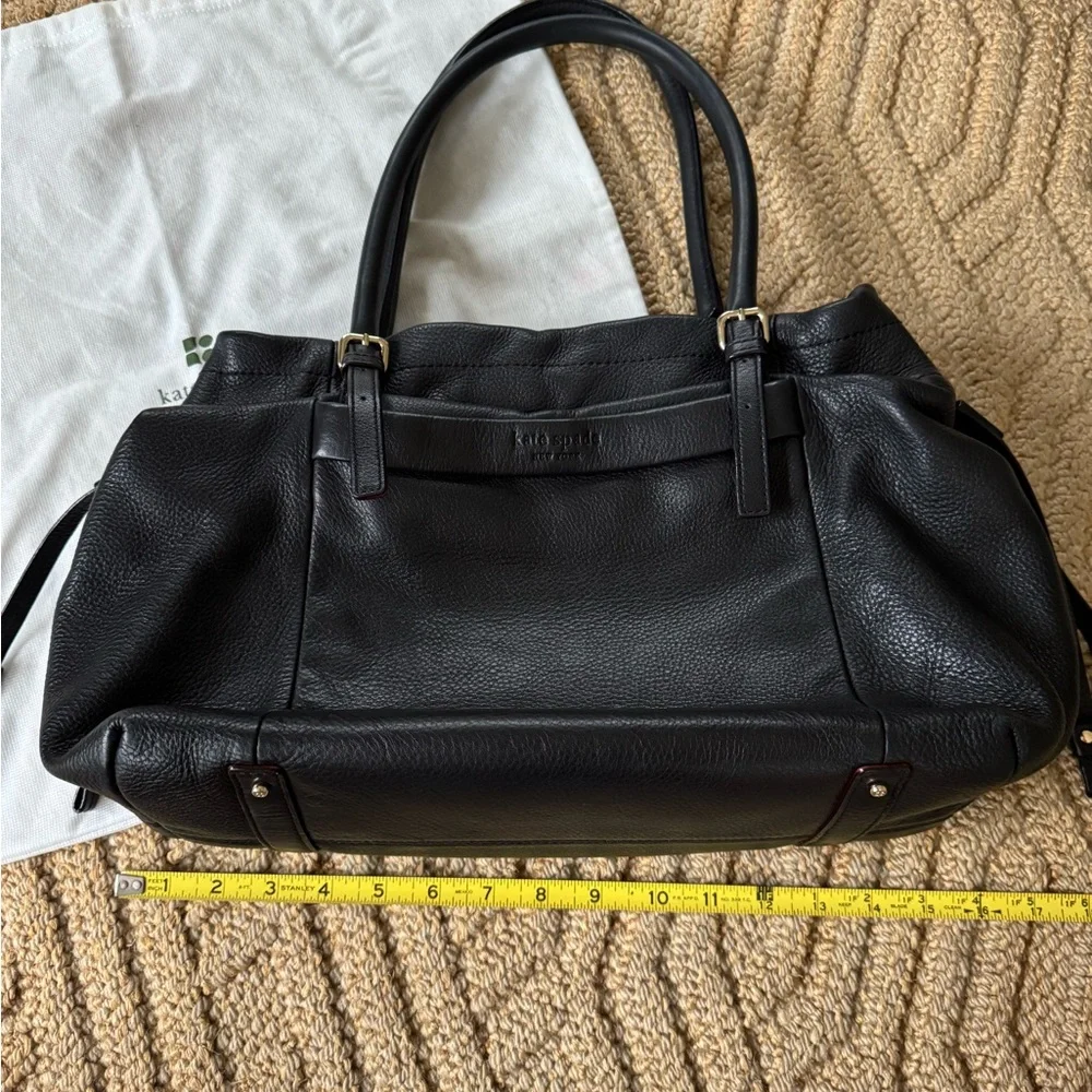♠️Kate Spade Black Pebbled Leather Purse!  Perfect condition!  ✨